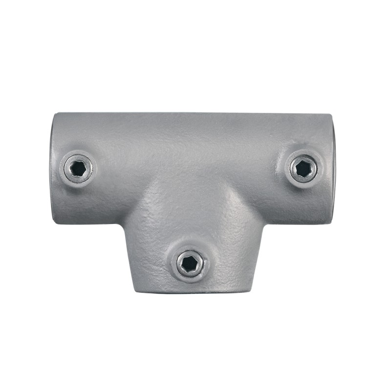 Té à pente longue - Angle variable 0° - 11° Typ 4SD, 42,4 mm, Galvanisé (Klemp) - Colliers de serrage ronds Té à pente longue - Angle variable 0° - 11° Typ 4SD, 42,4 mm, Galvanisé (Klemp) - Colliers de serrage ronds