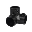 Rohrverbinder Dreiweg Eckstück 90° - Typ 18D - 42,4 mm (Schwarz) (Klemp) Rohrverbinder Dreiweg Eckstück 90° - Typ 18D - 42,4 mm (Schwarz) (Klemp)