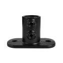 Bride de base de garde-corps Typ 12B, 26,9 mm, Le noir (Klemp) Bride de base de garde-corps Typ 12B, 26,9 mm, Le noir (Klemp)