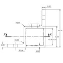 Rohrverbinder Ösenteil Mit Doppellasche 90° Typ 57S, 40 mm, Schwarz (Klemp) Rohrverbinder Ösenteil Mit Doppellasche 90° Typ 57S, 40 mm, Schwarz (Klemp)