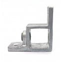 Collar double side 90° Typ 57S-40, 40 mm, Galvanized (Klemp)