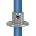 Łącznik ścienny - stopa okrągła przelotowa Typ 10TD, 42,4 mm, Ocynk (Klemp)