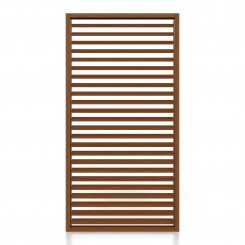 Paroi latérale pour pergola - Bois, Noyer (Klemp)