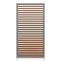 Panel de lamas para pérgola - Madera, Grafito / Nogal (Klemp) Panel de lamas para pérgola - Madera, Grafito / Nogal (Klemp)