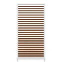 Wooden pergola side panel - White / Walnut (Klemp) Wooden pergola side panel - White / Walnut (Klemp)