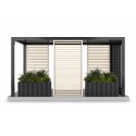 Pergola lamellenwand overkapping - Ruw hout (Klemp) Pergola lamellenwand overkapping - Ruw hout (Klemp)