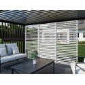Wooden pergola side panel - White (Klemp) Wooden pergola side panel - White (Klemp)