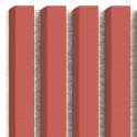 Listones MDF sobre fieltro 275x30 cm Coral (Klemp) Listones MDF sobre fieltro 275x30 cm Coral (Klemp)