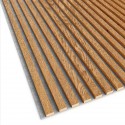Listones MDF sobre fieltro 275x30 cm Chapa de roble (Klemp) Listones MDF sobre fieltro 275x30 cm Chapa de roble (Klemp)