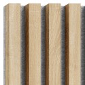 MDF laths on felt 275x30 cm Sonoma Oak (Klemp) MDF laths on felt 275x30 cm Sonoma Oak (Klemp)