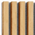 MDF laths on felt 275x30 cm Natural oak (Klemp) MDF laths on felt 275x30 cm Natural oak (Klemp)