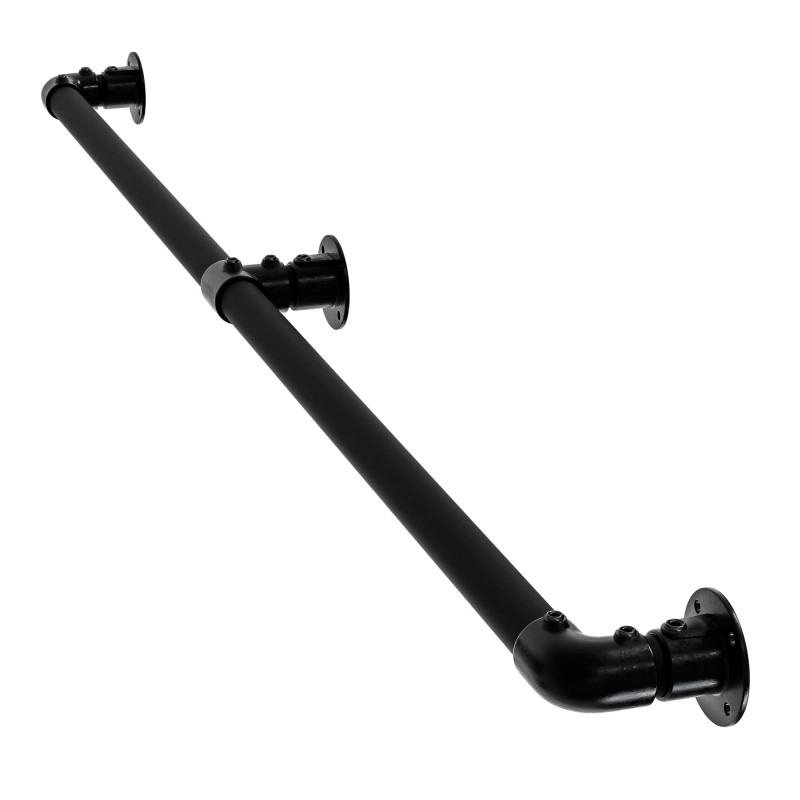 Escalier Sur les pieds - fin de genou - Noir - 33,7 ø - 60 cm (Klemp) - Rampes d'escalier Escalier Sur les pieds - fin de genou - Noir - 33,7 ø - 60 cm (Klemp) - Rampes d'escalier