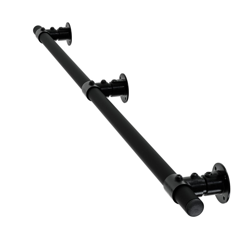 Escalera Negro - 42,4 ø - 60 cm (Klemp) - Barandillas de escalera Escalera Negro - 42,4 ø - 60 cm (Klemp) - Barandillas de escalera
