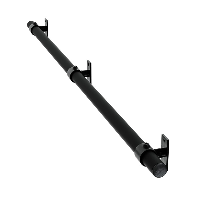 Staircase on the handles - without endings - Black - 42,4 ø - 60 cm (Klemp) - Stair railings Staircase on the handles - without endings - Black - 42,4 ø - 60 cm (Klemp) - Stair railings
