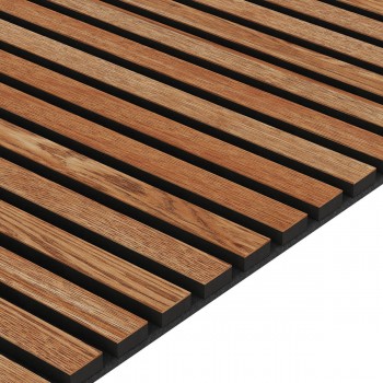 Panel akustyczny fornirowany - Sapelli - 60x240cm (Klemp)