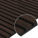 3D-furnierte Akustikplatte - Kastanie (Klemp) 3D-furnierte Akustikplatte - Kastanie (Klemp)