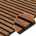 Panneau acoustique plaqué 3D - Sapelli (Klemp) Panneau acoustique plaqué 3D - Sapelli (Klemp)