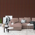 3D-furnierte Akustikplatte - Mahagoni (Klemp) 3D-furnierte Akustikplatte - Mahagoni (Klemp)