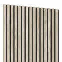 Panneau acoustique plaqué 3D - Chêne blanchi (Klemp) Panneau acoustique plaqué 3D - Chêne blanchi (Klemp)
