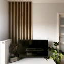 Lamele MDF Mini 16x30 - Fornir dębowy surowy - 31 sztuk - Typ C (Klemp)