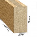 MDF Lamellen Mini 16x30 31stk. Eichenfurnier roh - Typ U (Klemp) MDF Lamellen Mini 16x30 31stk. Eichenfurnier roh - Typ U (Klemp)