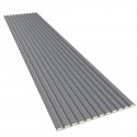 MDF latten op vilt 275x30 cm Grijs (Klemp) MDF latten op vilt 275x30 cm Grijs (Klemp)