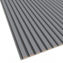 MDF latten op vilt 275x30 cm Grijs (Klemp) MDF latten op vilt 275x30 cm Grijs (Klemp)