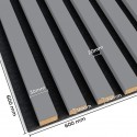 3D panels on felt Grey (Klemp) 3D panels on felt Grey (Klemp)