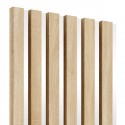 Lamas sobre tablero HDF 30x275 cm Roble de Sonoma/Blanca (Klemp) Lamas sobre tablero HDF 30x275 cm Roble de Sonoma/Blanca (Klemp)