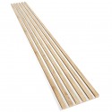 Laths on HDF board 30x275 cm Sonoma Oak/White (Klemp) Laths on HDF board 30x275 cm Sonoma Oak/White (Klemp)