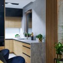 Lamele MDF na płycie HDF 30x275 cm - Dąb naturalny/Biały (Klemp) Lamele MDF na płycie HDF 30x275 cm - Dąb naturalny/Biały (Klemp)