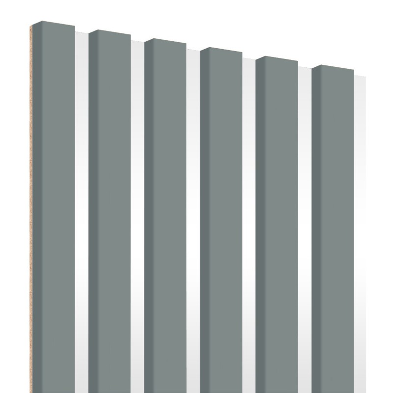 Doghe su pannello HDF 30x275 cm Cachi/Bianco (Klemp) - Listelli MDL su pannello Doghe su pannello HDF 30x275 cm Cachi/Bianco (Klemp) - Listelli MDL su pannello