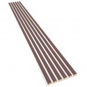 Doghe su pannello HDF 30x275 cm Rosa cipria/Bianco (Klemp) Doghe su pannello HDF 30x275 cm Rosa cipria/Bianco (Klemp)