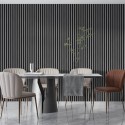 Lamelles sur panneau HDF 30x275 cm Gris/Blanc (Klemp) Lamelles sur panneau HDF 30x275 cm Gris/Blanc (Klemp)