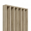 Vrijstaande lattenwand - Sonoma eik - 22x90 (Klemp) Vrijstaande lattenwand - Sonoma eik - 22x90 (Klemp)