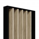 Vrijstaande lattenwand - Sonoma eik - 22x90 (Klemp) Vrijstaande lattenwand - Sonoma eik - 22x90 (Klemp)