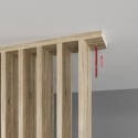 Free standing slat wall - Sonoma Oak - 22x90 (Klemp) Free standing slat wall - Sonoma Oak - 22x90 (Klemp)
