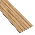 Lamele ryflowane - Dąb naturalny - 6 sztuk (Klemp) Lamele ryflowane - Dąb naturalny - 6 sztuk (Klemp)