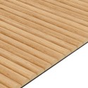Paneles ondulados de MDF - Roble natural - 6 pieza (Klemp) Paneles ondulados de MDF - Roble natural - 6 pieza (Klemp)