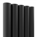 Paneles ondulados de MDF - Negro mate - 6 pieza (Klemp) Paneles ondulados de MDF - Negro mate - 6 pieza (Klemp)