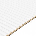 MDF panelen met groeven - Wit mat - 6 stuk (Klemp) MDF panelen met groeven - Wit mat - 6 stuk (Klemp)