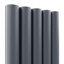 Reeded panels - Anthracite - 6 pieces (Klemp) Reeded panels - Anthracite - 6 pieces (Klemp)