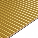 Riffelplatten aus MDF - Gold - 6 Stück (Klemp)