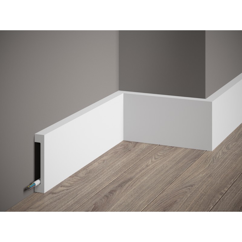 Premium skirting board MD009P (Klemp) - Lacquered/waterproof skirting boards Premium skirting board MD009P (Klemp) - Lacquered/waterproof skirting boards