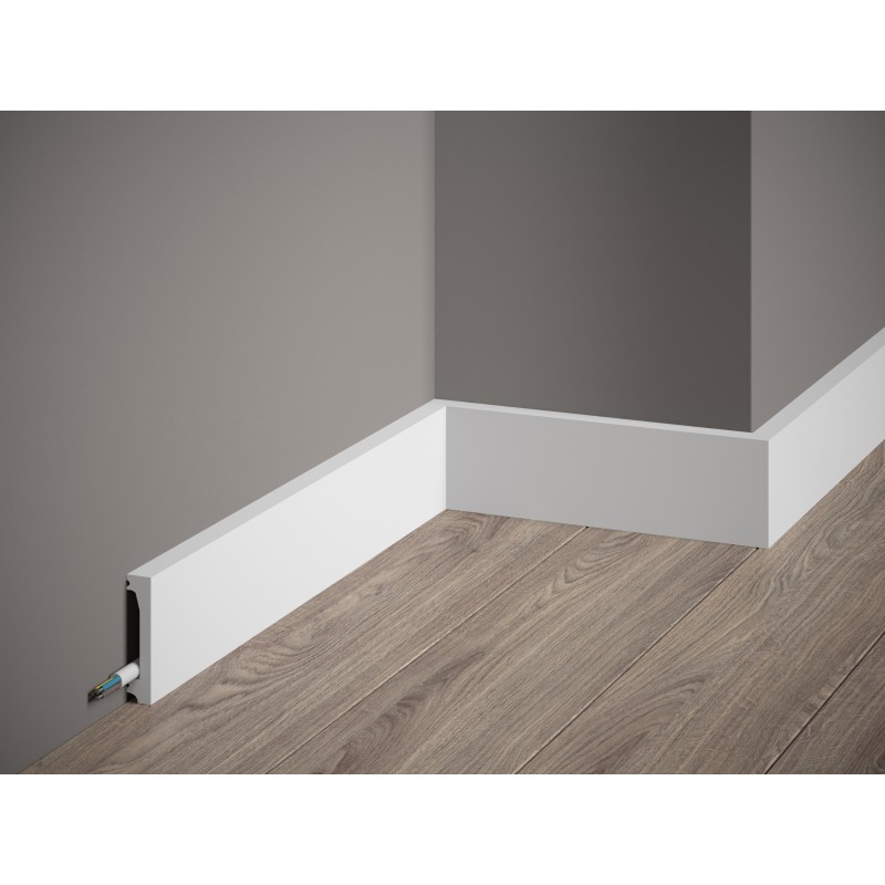 Premium skirting board MD032P (Klemp) - Lacquered/waterproof skirting boards Premium skirting board MD032P (Klemp) - Lacquered/waterproof skirting boards