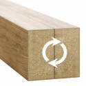 Vrijstaande MDF-latten 10pcs Sonoma eik - 30x60mm (Klemp)