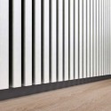 Listones de MDF independientes 10pc Estera blanca - 30x60mm (Klemp) Listones de MDF independientes 10pc Estera blanca - 30x60mm (Klemp)