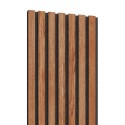 Pannello acustico impiallacciato naturale - Sapelli - 28x280cm (Klemp) Pannello acustico impiallacciato naturale - Sapelli - 28x280cm (Klemp)