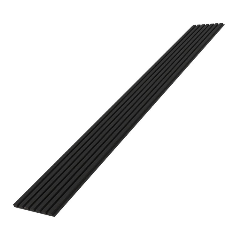 Pannello acustico impiallacciato naturale - Rovere nero - 28x240cm (Klemp) - Pannelli fonoassorbenti Pannello acustico impiallacciato naturale - Rovere nero - 28x240cm (Klemp) - Pannelli fonoassorbenti
