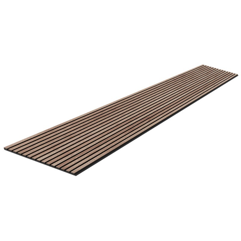 Pannello acustico impiallacciato naturale - Noce americano - 28x280cm (Klemp) - Pannelli fonoassorbenti Pannello acustico impiallacciato naturale - Noce americano - 28x280cm (Klemp) - Pannelli fonoassorbenti